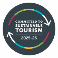 Logo of Tourism Industry Association operators committed to Sustainable Tourism for the 2025/2026 season.