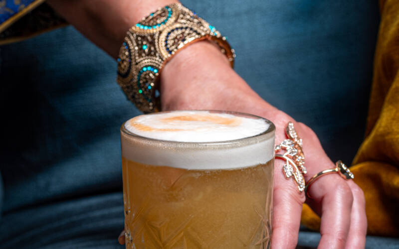 Enjoy a cocktail at The George